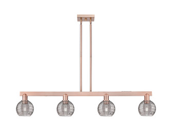 Arcadia Four Light Island Pendant in Antique Copper (405|7164IACG12136SM)