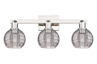 Arcadia Three Light Bath Vanity in Polished Nickel (405|7163WPNG12136SM)