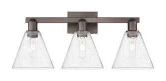 Arcadia Three Light Bath Vanity in Oil Rubbed Bronze (405|7163WOBGBC84)