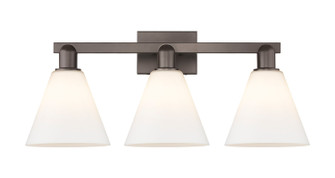 Arcadia Three Light Bath Vanity in Oil Rubbed Bronze (405|7163WOBGBC81)