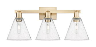Arcadia Three Light Bath Vanity in Champagne Bronze (405|7163WCBGBC84)