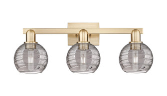 Arcadia Three Light Bath Vanity in Champagne Bronze (405|7163WCBG12136SM)