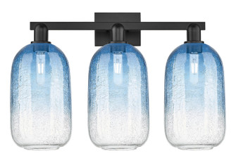 Arcadia Three Light Bath Vanity in Matte Black (405|7163WBKG4827SB)