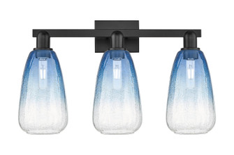 Arcadia Three Light Bath Vanity in Matte Black (405|7163WBKG4806SB)