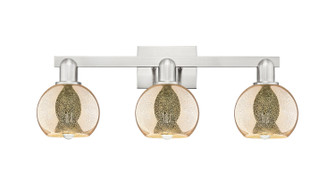 Arcadia Three Light Bath Vanity in Matte Black (405|7163WBKG1286)