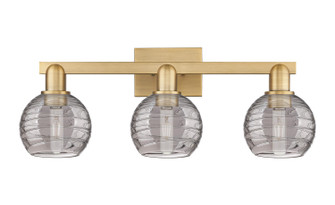 Arcadia Three Light Bath Vanity in Brushed Brass (405|7163WBBG12136SM)