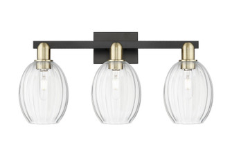 Arcadia Three Light Bath Vanity in Black Antique Brass (405|7163WBABG4596CL)