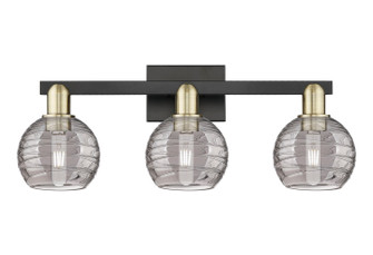 Arcadia Three Light Bath Vanity in Black Antique Brass (405|7163WBABG12136SM)