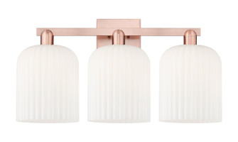 Arcadia Three Light Bath Vanity in Antique Copper (405|7163WACG5598GWH)