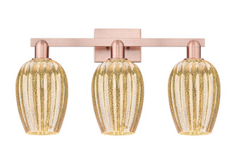 Arcadia Three Light Bath Vanity in Antique Copper (405|7163WACG4576ME)