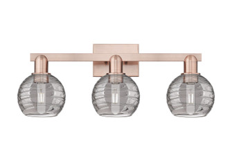 Arcadia Three Light Bath Vanity in Antique Copper (405|7163WACG12136SM)