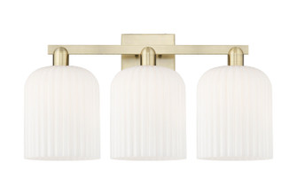 Arcadia Three Light Bath Vanity in Antique Brass (405|7163WABG5598GWH)