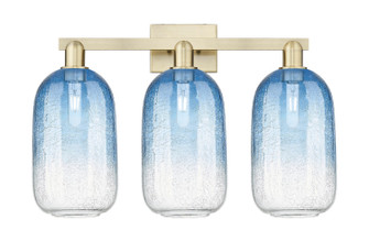 Arcadia Three Light Bath Vanity in Antique Brass (405|7163WABG4827SB)