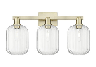 Arcadia Three Light Bath Vanity in Antique Brass (405|7163WABG4607CL)