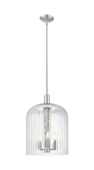 Arcadia One Light Mini Pendant in Brushed Satin Nickel (405|7163SSNG55912CL)