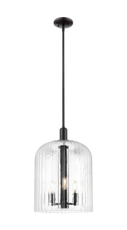 Arcadia One Light Mini Pendant in Matte Black (405|7163SBKG55912CL)