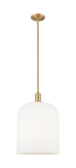 Arcadia One Light Pendant in Brushed Brass (405|7163SBBG55912GWH)