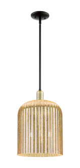 Arcadia One Light Mini Pendant in Black Antique Brass (405|7163SBABG55912ME)