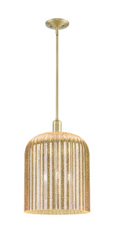 Arcadia One Light Mini Pendant in Antique Brass (405|7163SABG55912ME)