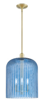 Arcadia One Light Mini Pendant in Antique Brass (405|7163SABG55912BL)