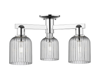 Arcadia Three Light Semi-Flush Mount in Polished Chrome (405|7163FPCG5595SM)