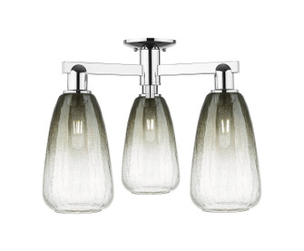 Arcadia Three Light Semi-Flush Mount in Polished Chrome (405|7163FPCG4806SL)