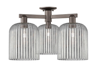 Arcadia Three Light Semi-Flush Mount in Oil Rubbed Bronze (405|7163FOBG5598SM)