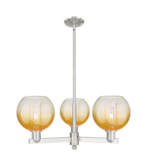 Arcadia Three Light Pendant in Satin Nickel (405|7163CRSNG4838AM)