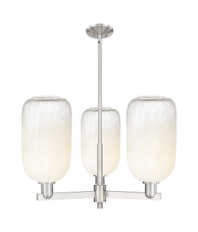 Arcadia Three Light Flush Mount in Satin Nickel (405|7163CRSNG4827OP)