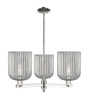 Arcadia Three Light Pendant in Polished Nickel (405|7163CRPNG5598SM)