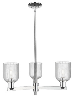 Arcadia Three Light Pendant in Polished Chrome (405|7163CRPCG5595SDY)