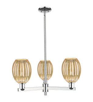 Arcadia Three Light Pendant in Polished Chrome (405|7163CRPCG4596ME)