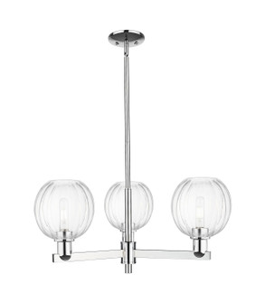 Arcadia Three Light Pendant in Polished Chrome (405|7163CRPCG4587CL)