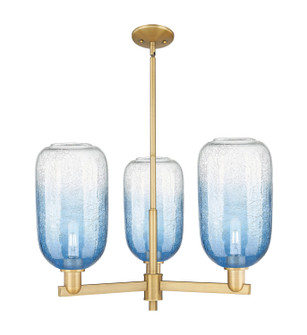 Arcadia Three Light Pendant in Brushed Brass (405|7163CRBBG4827SB)