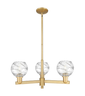 Arcadia Three Light Pendant in Brushed Brass (405|7163CRBBG12136CL)