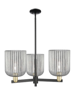 Arcadia Three Light Pendant in Black Antique Brass (405|7163CRBABG5598SM)