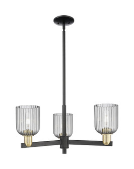 Arcadia Three Light Pendant in Black Antique Brass (405|7163CRBABG5595SM)