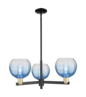 Arcadia Three Light Pendant in Black Antique Brass (405|7163CRBABG4838SB)