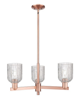 Arcadia Three Light Pendant in Antique Copper (405|7163CRACG5595CL)