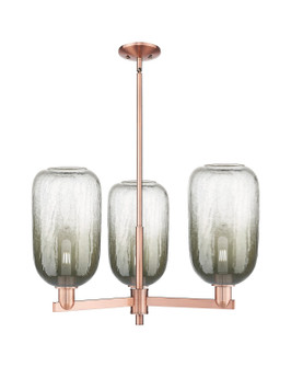 Arcadia Three Light Pendant in Antique Copper (405|7163CRACG4827SL)