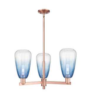 Arcadia Three Light Pendant in Antique Copper (405|7163CRACG4806SB)