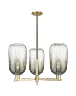 Arcadia Three Light Pendant in Antique Brass (405|7163CRABG4827SL)