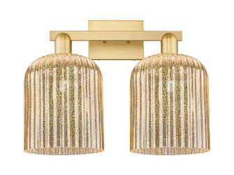 Arcadia Two Light Bath Vanity in Satin Gold (405|7162WSGG5598ME)