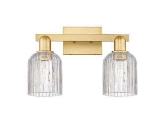 Arcadia Two Light Bath Vanity in Satin Gold (405|7162WSGG5595CL)