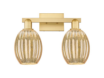 Arcadia Two Light Bath Vanity in Satin Gold (405|7162WSGG4596ME)