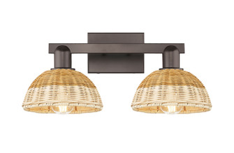 Arcadia Two Light Bath Vanity in Oil Rubbed Bronze (405|7162WOBNBD275NAT)