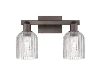 Arcadia Two Light Bath Vanity in Oil Rubbed Bronze (405|7162WOBG5595CL)