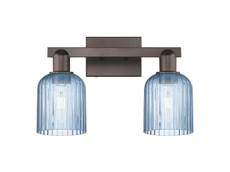 Arcadia Two Light Bath Vanity in Oil Rubbed Bronze (405|7162WOBG5595BL)