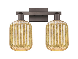 Arcadia Two Light Bath Vanity in Oil Rubbed Bronze (405|7162WOBG4607ME)