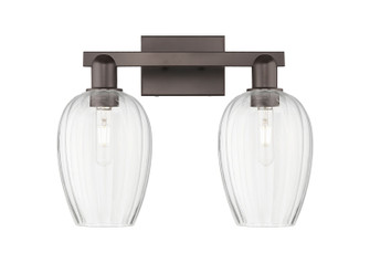 Arcadia Two Light Bath Vanity in Oil Rubbed Bronze (405|7162WOBG4576CL)